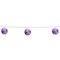 10ct. Purple & Black Spider Paper Lantern Halloween Lights